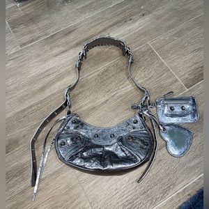 Balenciaga Le Cagole Xs Chrome bag